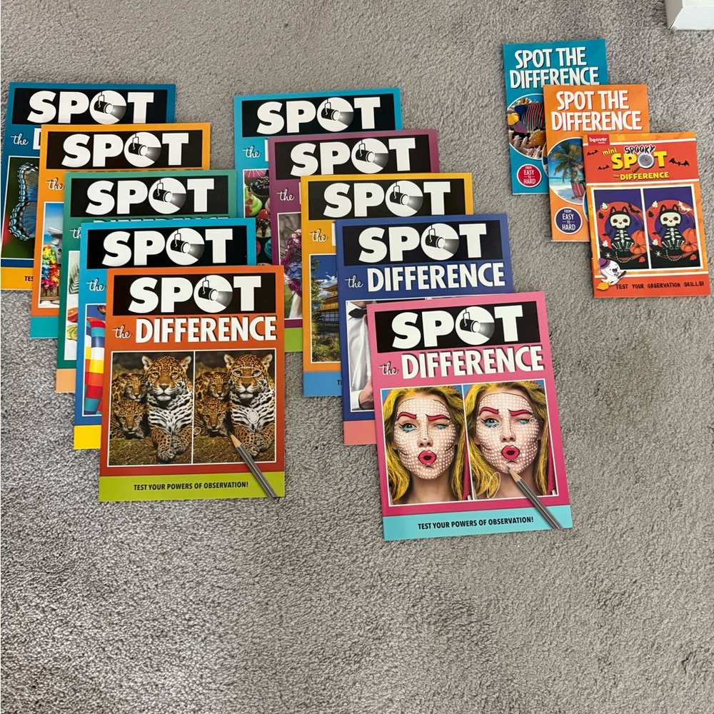Spot the Difference Puzzle Books